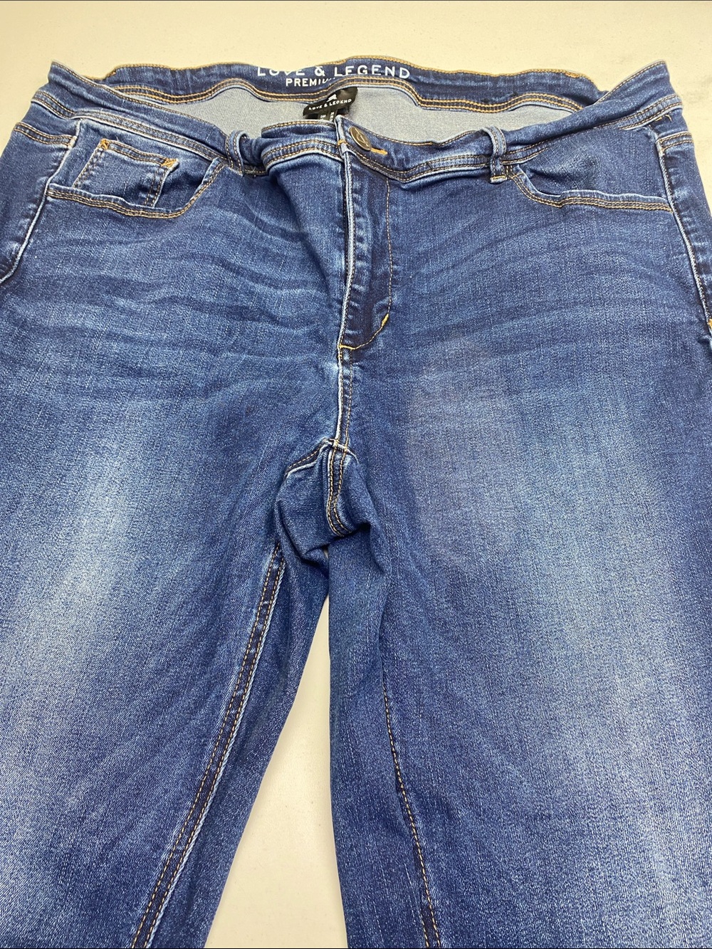 Love & Legend Women’s Blue Straight Leg Jeans